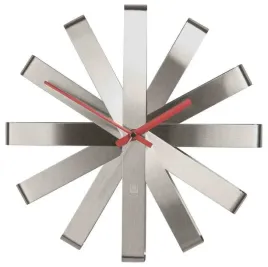 clock-ribbon-wall-steel