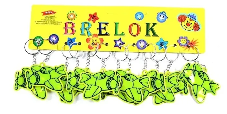 samolot-odblaskowy-brelok-do-kluczy-do-plecaka