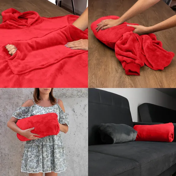 bluzair-bluza-koc-czerwony-stan-nowy