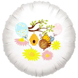 balon-foliowy-pszczolka-prymulka-bialy-18-rnd