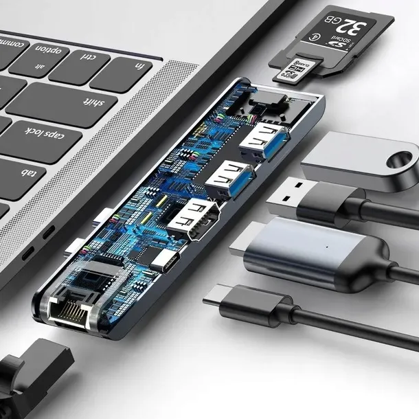 hub-adapter-przejsciowka-7w1-baseus-apple-macbook-stan-nowy-producent-baseus