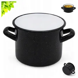 garnek-emaliowany-stalowy-tradycyjny-16-cm-klasyczny-czarny-marmurek