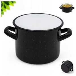 garnek-emaliowany-stalowy-tradycyjny-14-cm-klasyczny-czarny-marmurek
