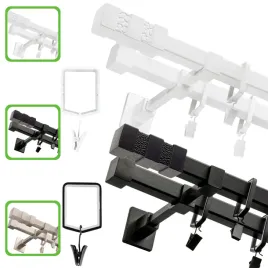 karnisz-podwojny-400-cm-20-20mm-kwadro-ciche-kolka-z-zabkami-czarny-bialy