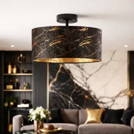 czarny-plafon-30-cm-bella-marble-ze-zlotymi-zdobieniami