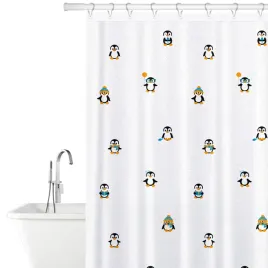 tatkraft-funny-penguins-tekst-zaslona-prysznicowa