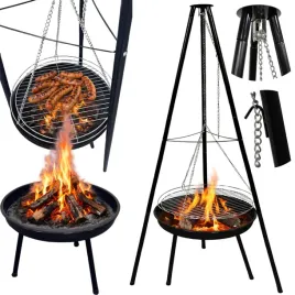trojnog-palenisko-ogrodowe-zestaw-2w1-grill-weglowy-wiszacy-na-ognisko