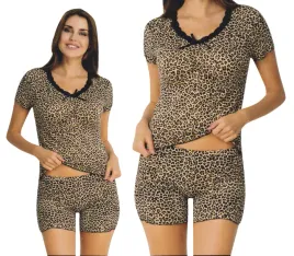 pizama-damska-dwuczesciowa-krotki-rekaw-z-wiskozy