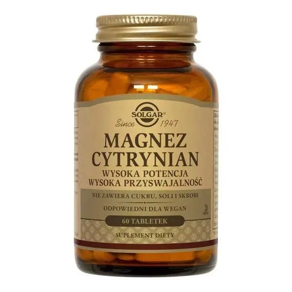 solgar-magnez-cytrynian-60-tabletek