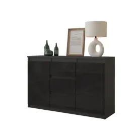 komoda-antracyt-czarny-polysk-120-cm-szeroka-2-drzwi-2-polki-3-szuflady