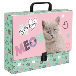 st-majewski-my-little-friend-teczka-z-raczka-kotek-a4-gruba-1-sztuka