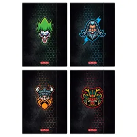 herlitz-game-avatars-teczka-rysunkowa-a4-z-gumka-mix-1-sztuka