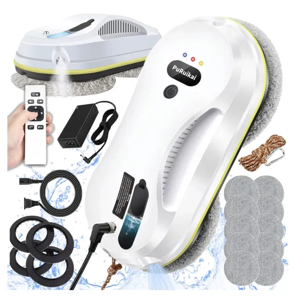 Inteligentny Robot do Mycia Okien Szyb Luster AUTO-SPRYSKIWACZ Myjka ZESTAW