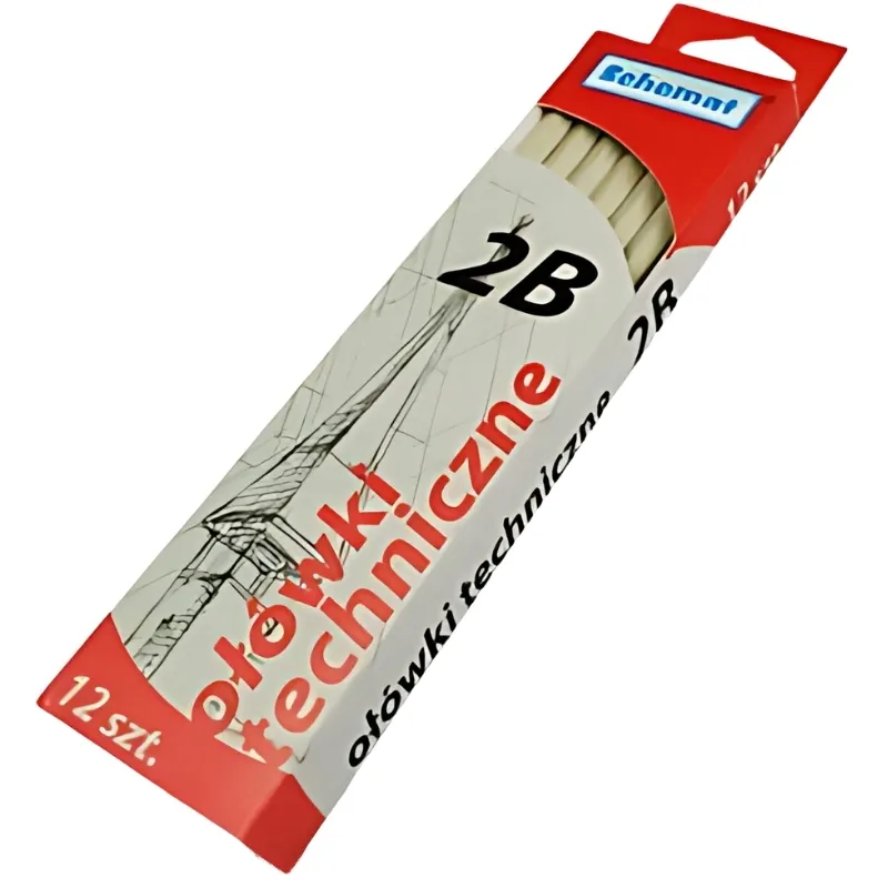 schemat-olowki-techniczne-2b-12-sztuk