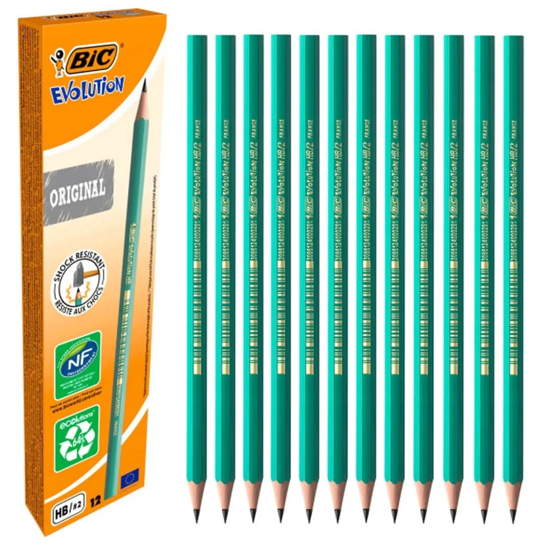 bic-evolution-eco-olowek-bez-gumki-12-sztuk