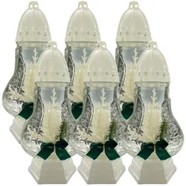 znicz-swiateczny-rosa-duzy-bialy-ze-stroikiem-6-sztuk