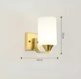 zlota-lampa-scienna-kinkiet-led-e27-stan-nowy