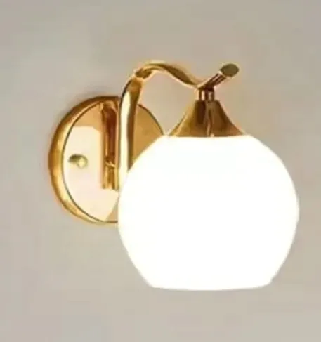 zlota-lampa-scienna-kinkiet-led-e27-stan-nowy