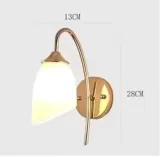 zlota-lampa-scienna-kinkiet-led-e27-stan-nowy