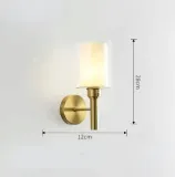 zlota-lampa-scienna-kinkiet-led-e27-stan-nowy