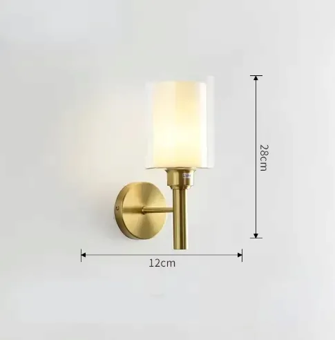 zlota-lampa-scienna-kinkiet-led-e27-stan-nowy