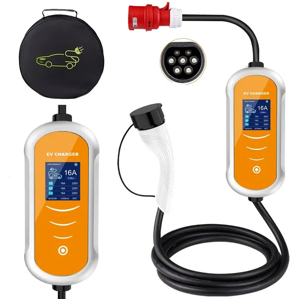 Ładowarka Do Samochodu Elektrycznego 11kW 16A Typ 2 IP65 Zasilanie 3-fazowe