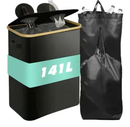 skladany-pojemnik-na-butelki-zwrotne-141l-czarny-organizer-z-pokrywa