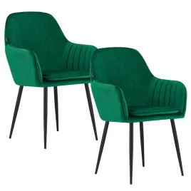 2-krzesla-lugo-welur-zielony-nogi-czarne