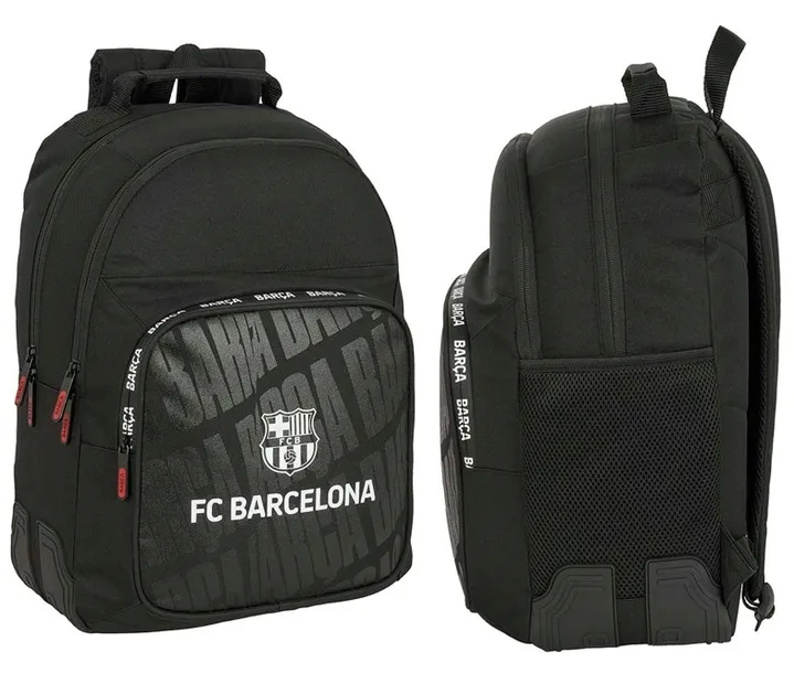 FC Barcelona plecak szkolny tornister dwukomorowy 42 cm oficjalna kolekcja