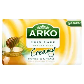 arko-skin-care-creamy-mydlo-kostka-miod-i-krem-90g