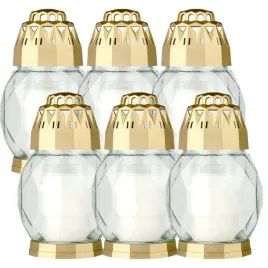 bolsius-znicz-lampion-szklany-diamond-24h-zloty-6-sztuk