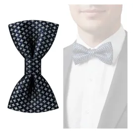 muszka-meska-granatowa-elegancka-classic-do-garnituru-slub-prezent-srebro