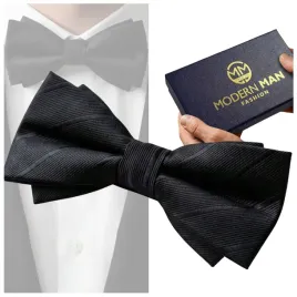muszka-meska-czarna-podwojna-w-pudelku-elegancka-w-czarne-prazki-prezent