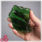 bryly-szklane-kamien-dekoracyjny-zielony-gabion-ozdobny-8-12cm-2kg-stan-nowy