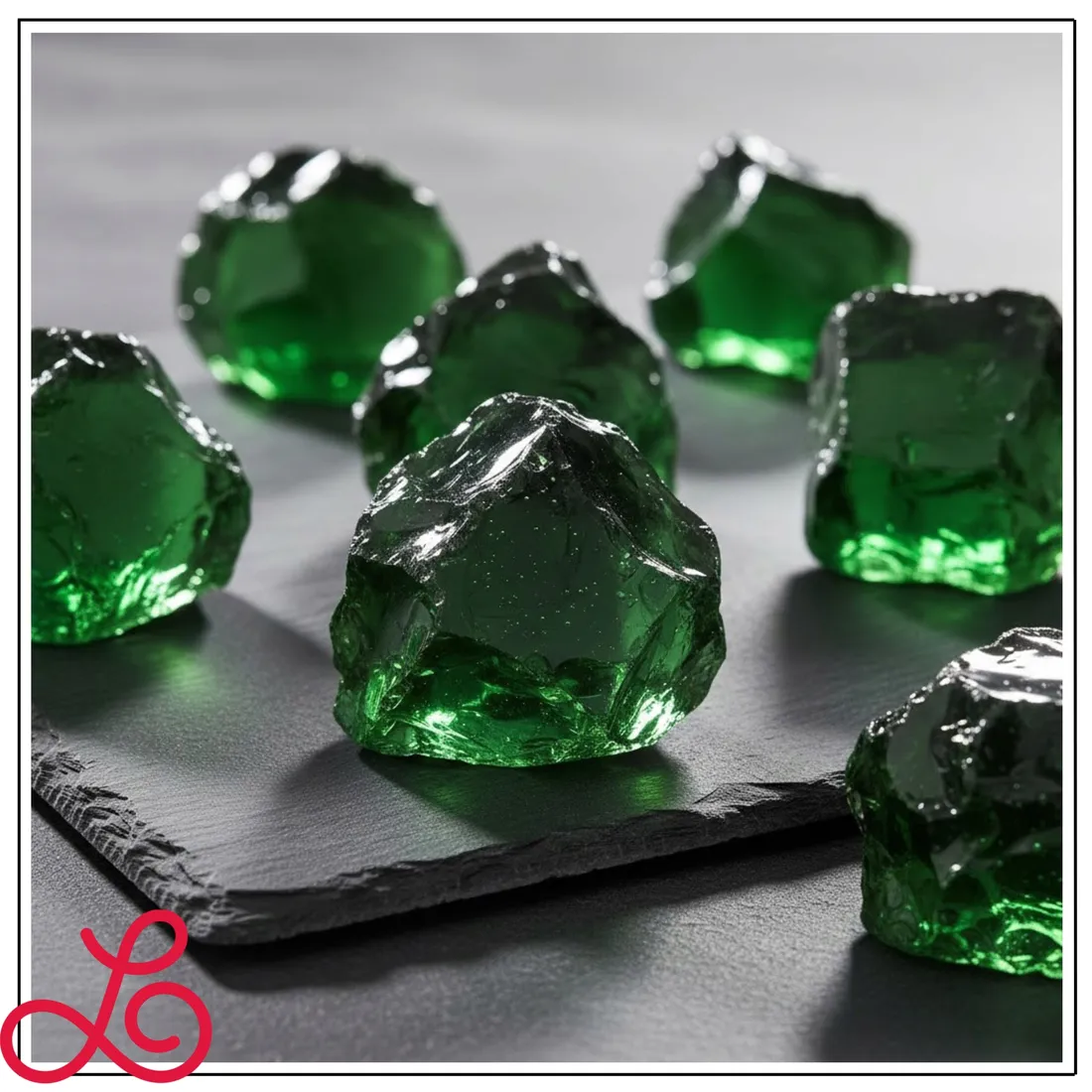 bryly-szklane-kamien-dekoracyjny-zielony-gabion-ozdobny-8-12cm-2kg-stan-nowy