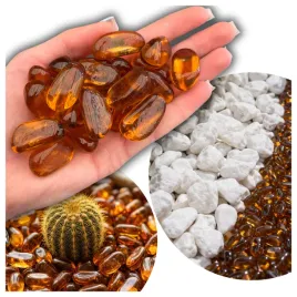 kamienie-polerowane-szklo-dekoracyjne-ozdoba-amber-kidney-glass-26-32mm-1kg