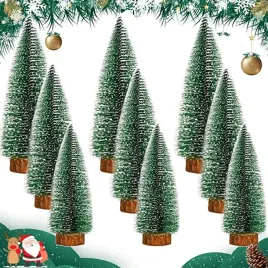 zestaw-mini-choinek-9-sztuk-zielony-mix-drzewka