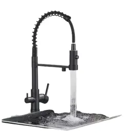 bateria-kuchenna-trojdrozna-czarna-zlewozmywakowa-elastyczna