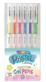 colorino-dlugopisy-zelowe-pastel-6-kolorow