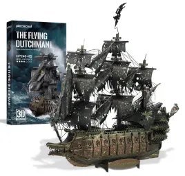 model-statku-z-metalu-latajacy-holender-metalowy