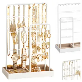 stojak-na-bizuterie-bialy-z-aksamitna-taca-metalowa-rama-organizer-uchwyt