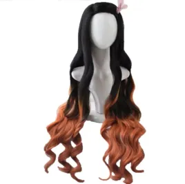 peruka-wig-anime-demon-slayer-nezuko-kamado-cospla