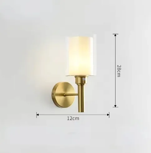 zlota-lampa-scienna-kinkiet-led-e27-stan-nowy