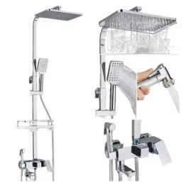 bateria-prysznicowa-z-polka-deszczownica-srebrna-chrom-bateria-wannowa