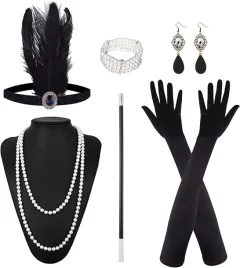 retro-zestaw-lata-20-flapper-damski-opaska-korale