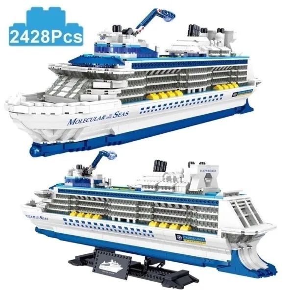 Zestaw klocków Statek pasażerski Cruise liner 2428 elementów