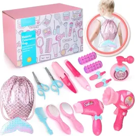 zestaw-fryzjerski-dla-dzieci-maly-fryzjer-suszarka-grzebienie-syrenka