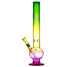 bongo-szklane-bullet-glow-rasta-with-ice-42cm