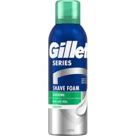 gillette-pianka-do-golenia-sensitive-with-aloe-vera-200-ml