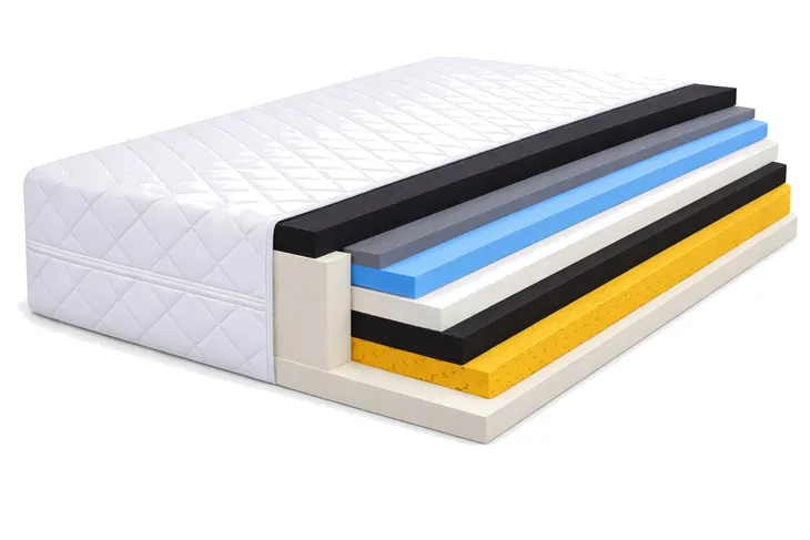 Materac piankowy 140x200 cm KOLORADO warstwowy H3 Good Dream w pokrowcu